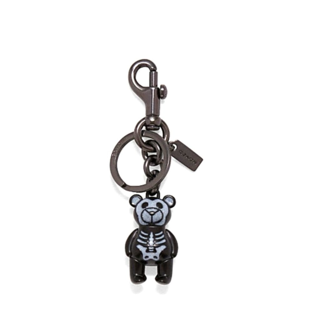 Halloween Skeleton Bear Bag Charm - NWT